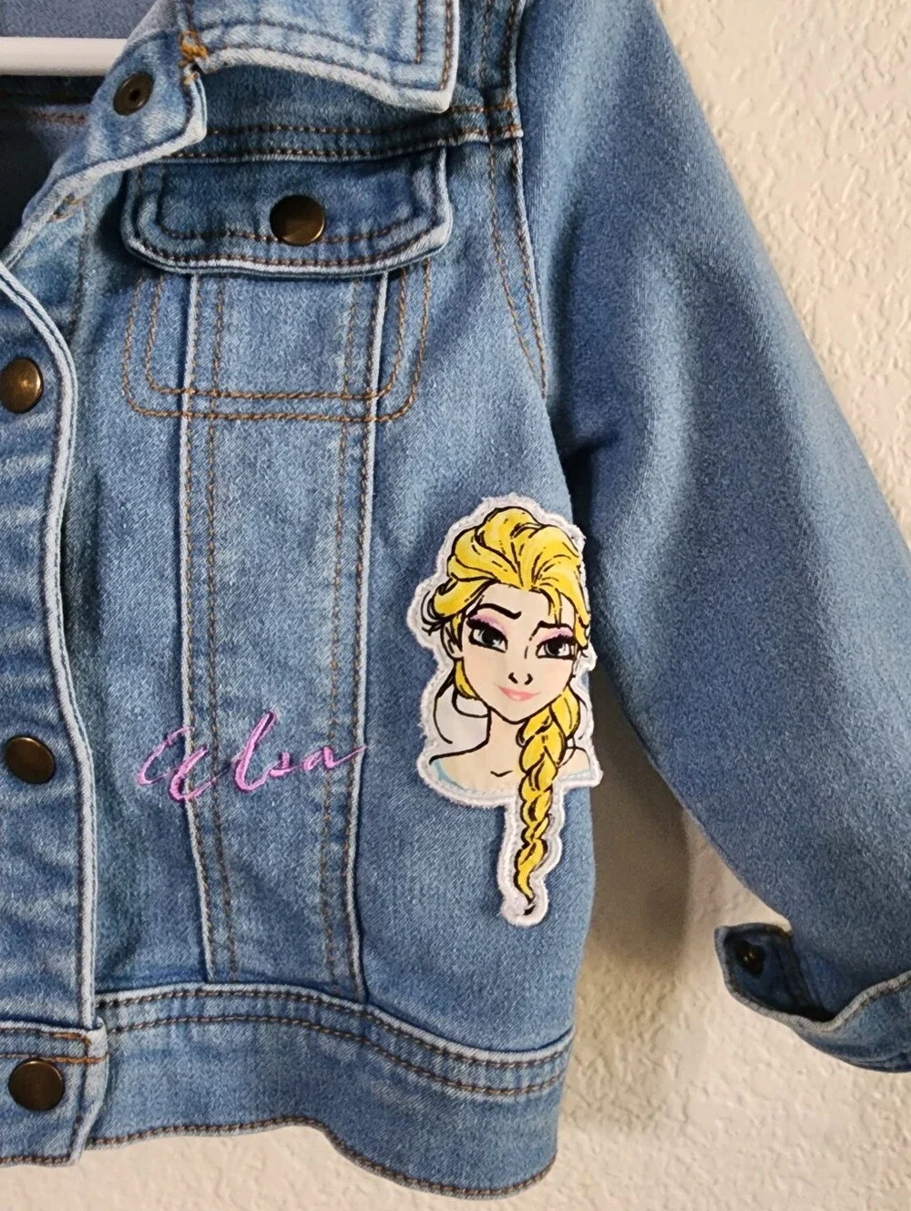 Disney Tutu Couture FROZEN Girls' 4T Denim Jean Jacket